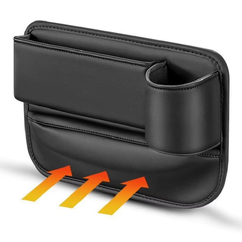 For BYD Sealion 7 2024 2025 Car Seat Gap Filler Storage Box with Cup Holder Charging Hole Kit Sundries Organizer Bag Accessories