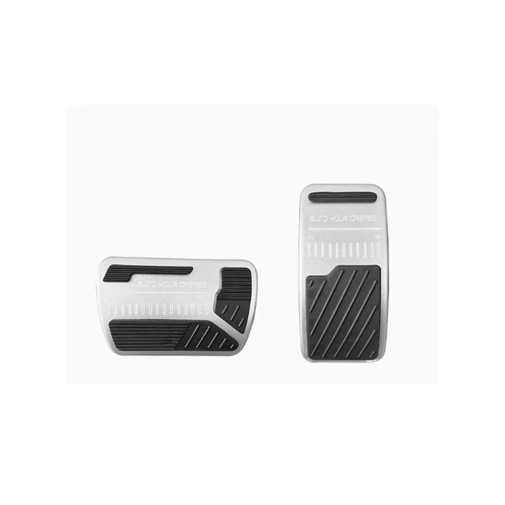 Car Gas Brake Pedals for BYD Shark 6 2024~2026 Rubber Anti-Slip Alloy Footrest No Drilling Foot Pedal Cover Pad Part Accessories