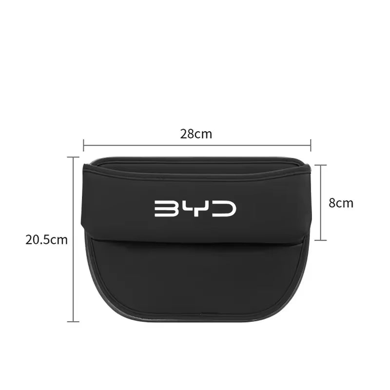 Car Seat Gap Filler Organizer Front Seat Crevice Storage Box Side Pocket for BYD Tang E6 Yuan plus Song Qin plus Accessories