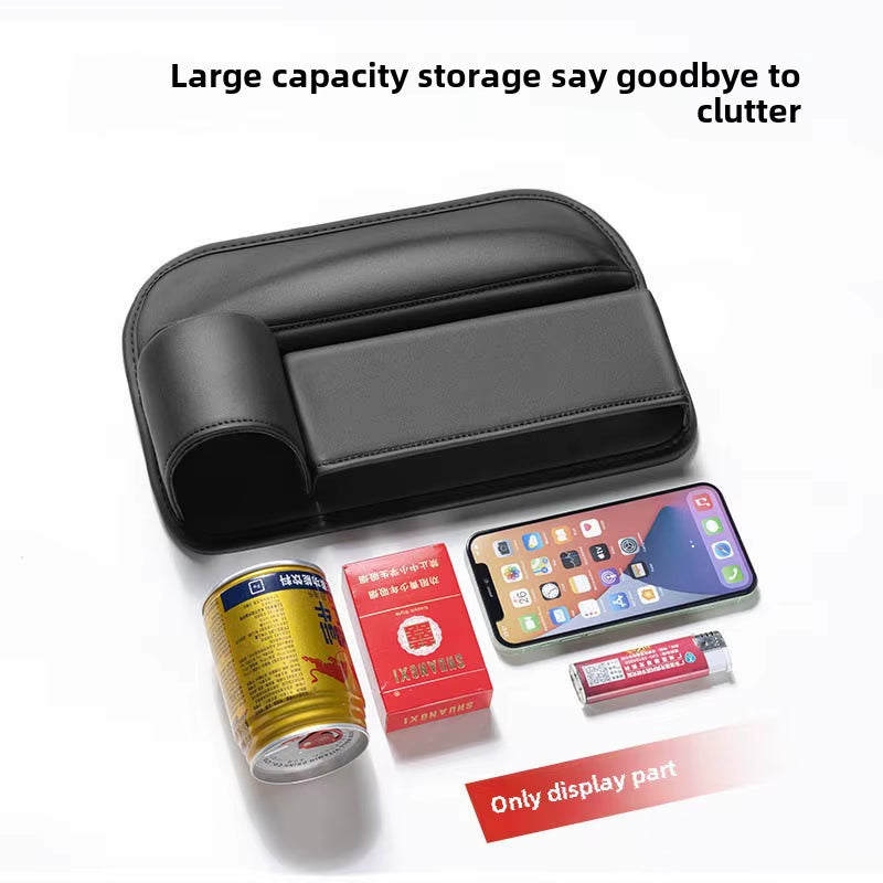 For BYD Sealion 7 2024 2025 Car Seat Gap Filler Storage Box with Cup Holder Charging Hole Kit Sundries Organizer Bag Accessories