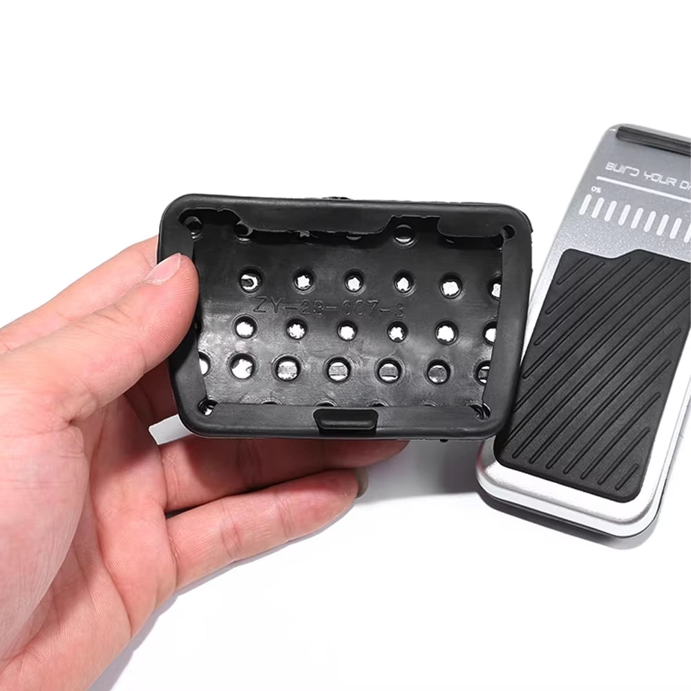 Car Gas Brake Pedals for BYD Shark 6 2024~2026 Rubber Anti-Slip Alloy Footrest No Drilling Foot Pedal Cover Pad Part Accessories
