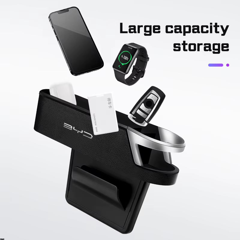 Car Seat Gap Storage Box Compatible with BYD Dolphin Mini Atto3 Seal U Tang F0 G3 E6 Yuan Song plus Sealion.