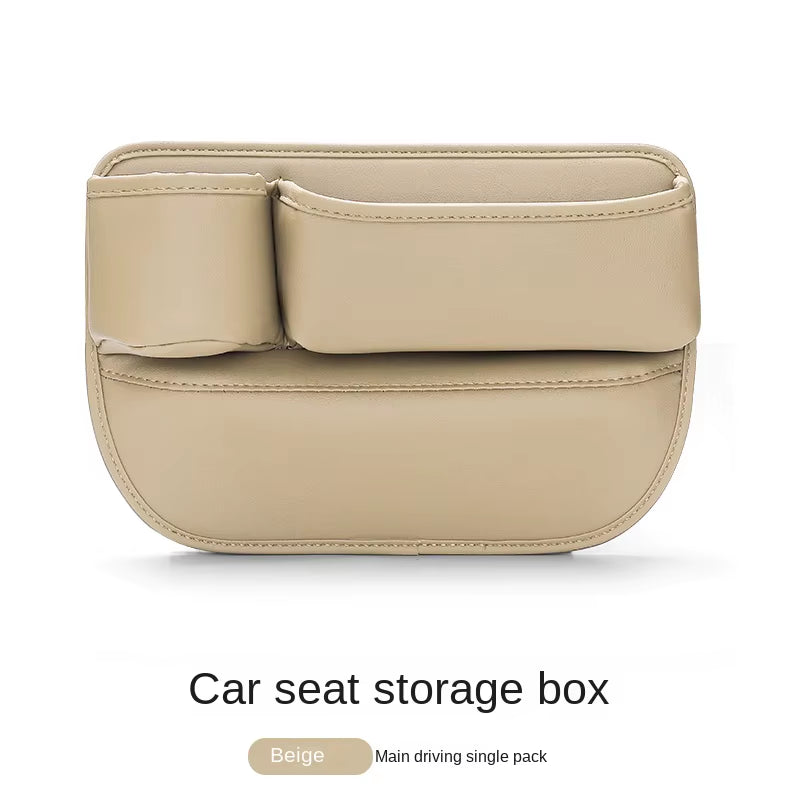 For BYD Sealion 7 2024 2025 Car Seat Gap Filler Storage Box with Cup Holder Charging Hole Kit Sundries Organizer Bag Accessories