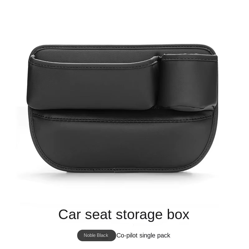 For BYD Sealion 7 2024 2025 Car Seat Gap Filler Storage Box with Cup Holder Charging Hole Kit Sundries Organizer Bag Accessories