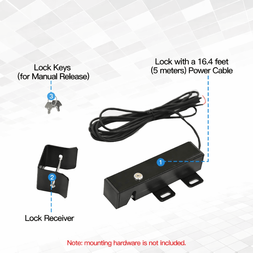 Electric lock For Swing Gate Openers 24v DC - Garageway.com.au