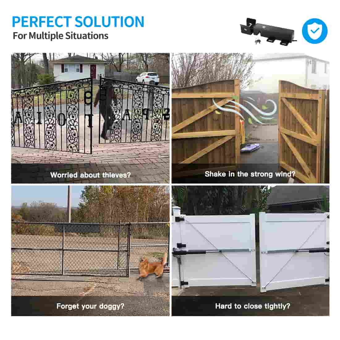 Electric lock For Swing Gate Openers 24v DC - Garageway.com.au
