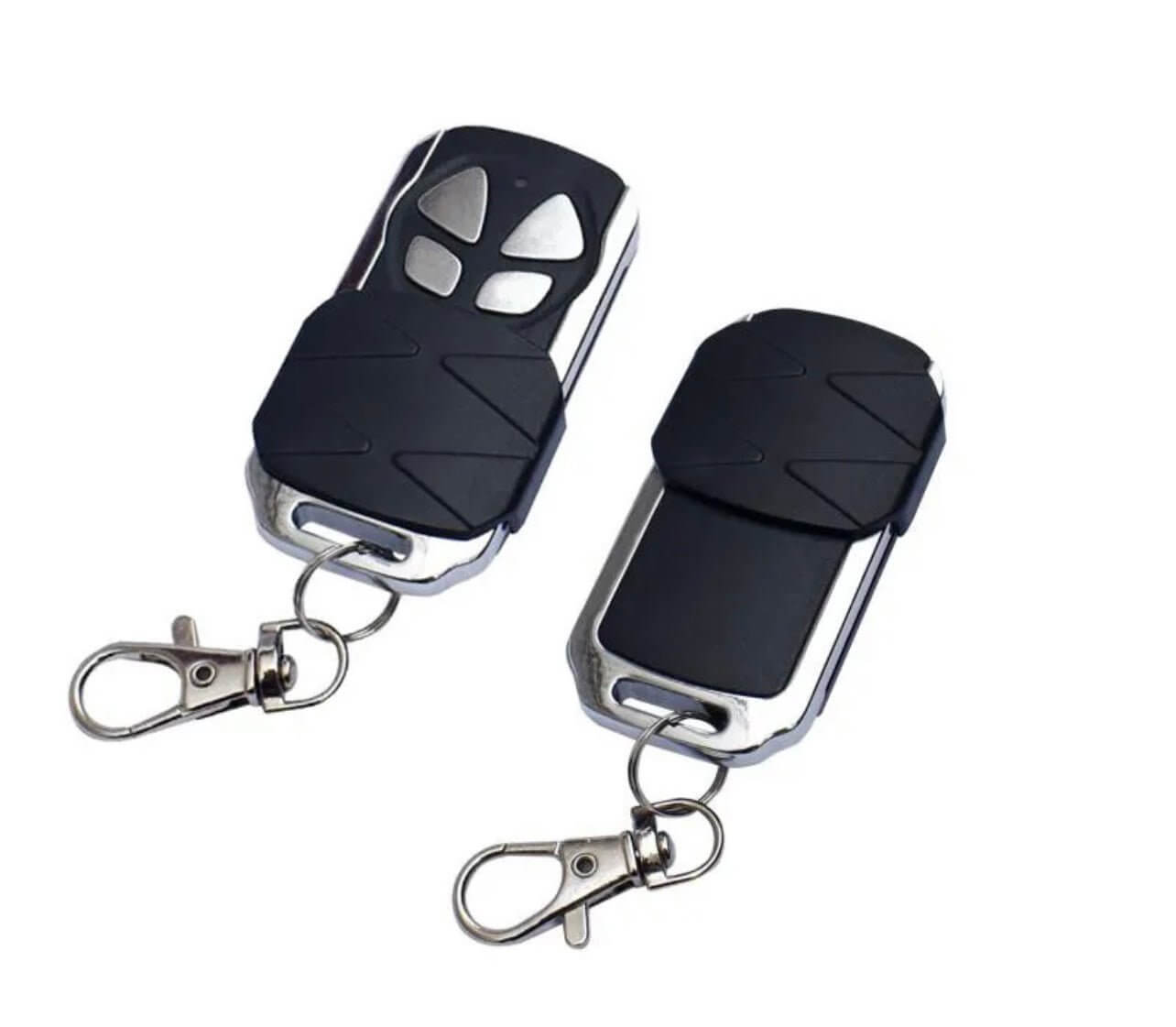 Napoleon RDO12/SDO800 garage remote control with keychain, 303.825MHz, compatible with specific models, featuring black buttons.