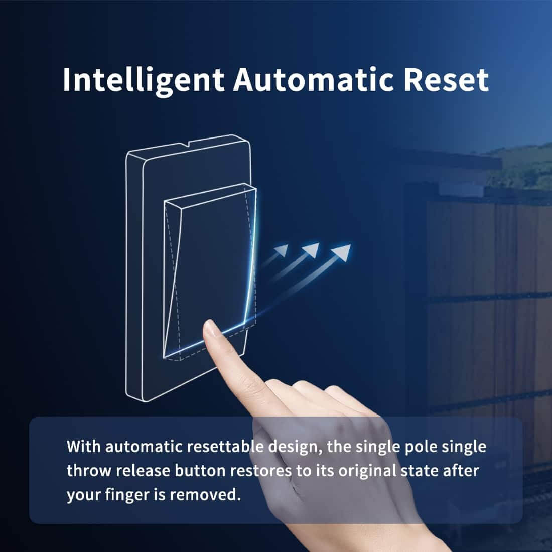 Ritrox Lockmaster LM147 wired push button switch with automatic reset feature for gates and doors.