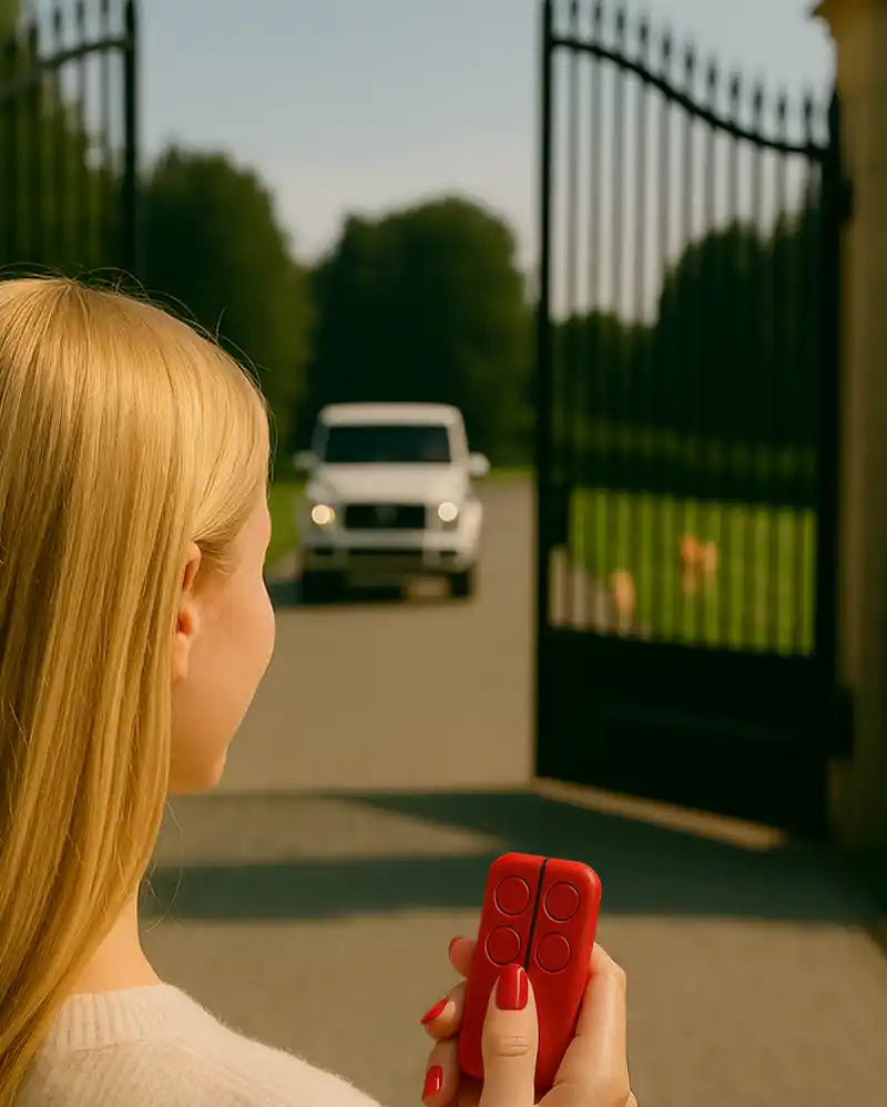 Garageway Solar Gate Opener – Effortless Farm Gate Automation with Remote Control