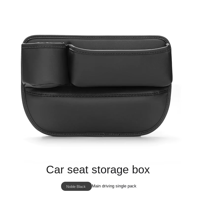For BYD Sealion 7 2024 2025 Car Seat Gap Filler Storage Box with Cup Holder Charging Hole Kit Sundries Organizer Bag Accessories
