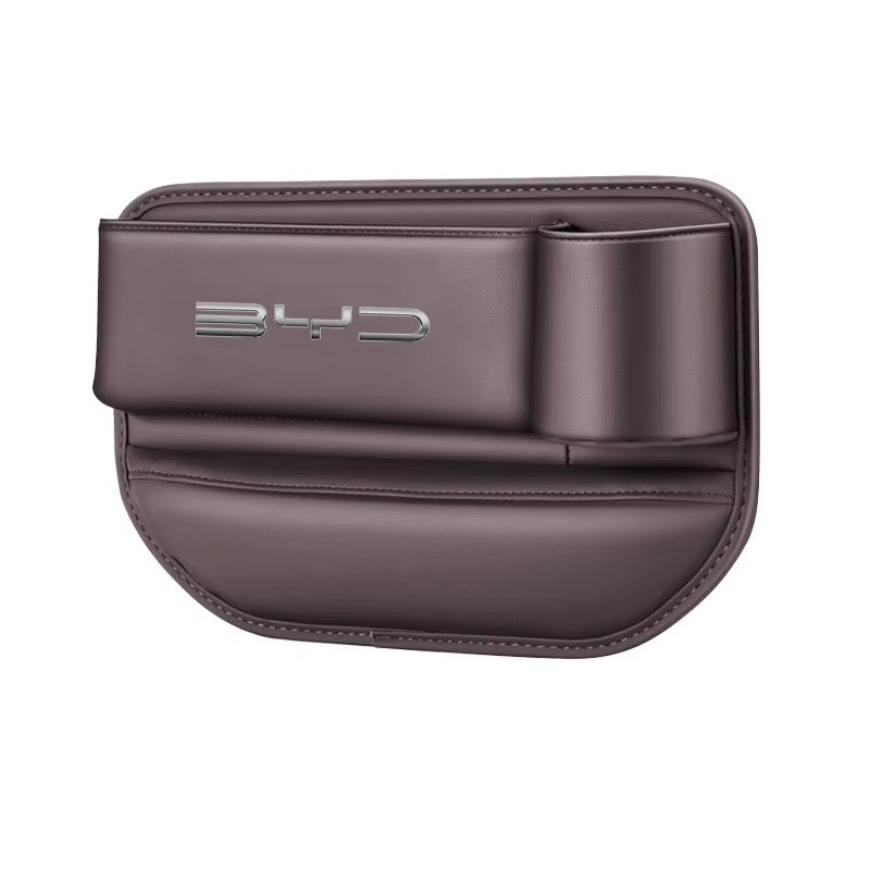 Car Storage and Finishing Leather Seat Gap Storage Box for BYD Qing Song Tang Yuan F3 F6 S6 S8 E5 E6 G3 G6 S7 Auto Accessories