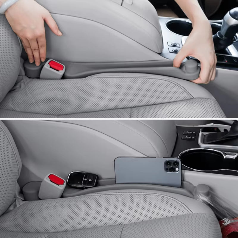 2 Pack Universal Silicone Car Seat Gap Filler Strip Gap Plug Leak Proof Pad for Car Interior Storage Hold Phones Wallet - Garageway.com.au