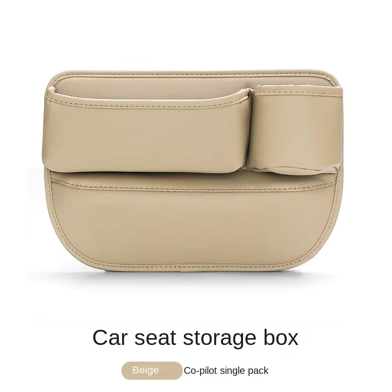 For BYD Sealion 7 2024 2025 Car Seat Gap Filler Storage Box with Cup Holder Charging Hole Kit Sundries Organizer Bag Accessories