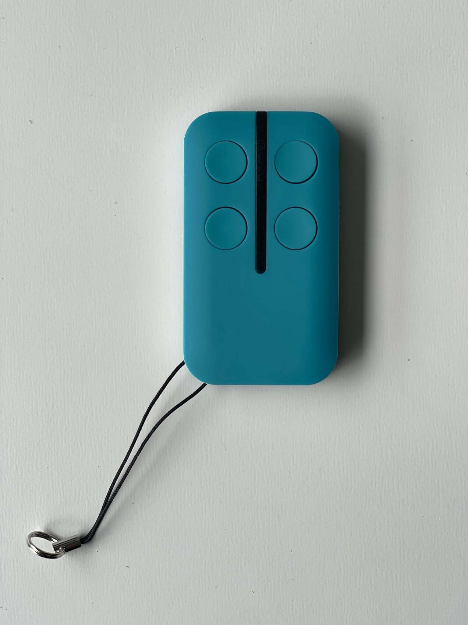 Blue ATA PTX4 replacement remote compatible with Garageway models GDO-2v5 to GDO-9v1, including battery, key ring, and instructions.