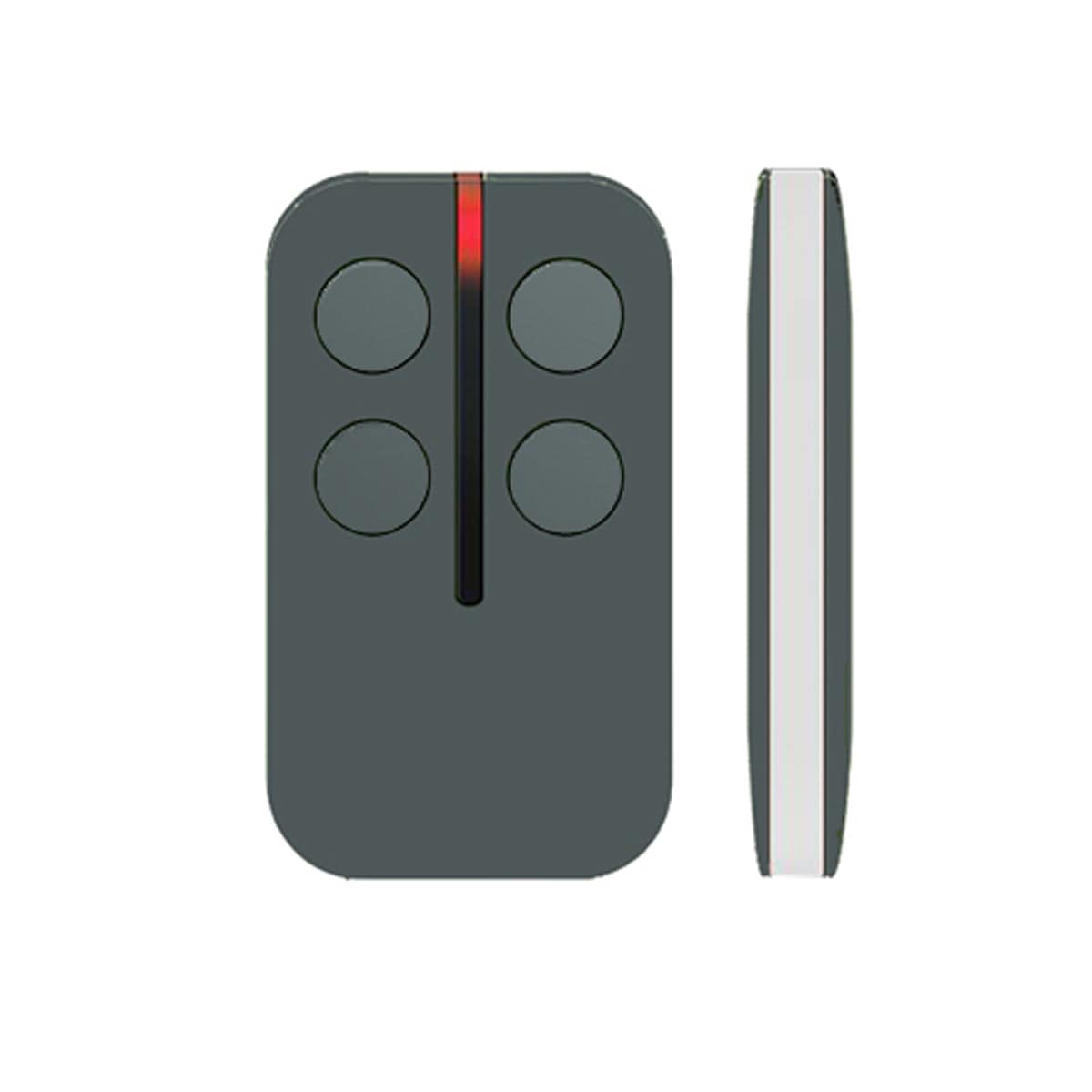 ATA PTX4 replacement remote for Garageway, compatible with GDO and CRX series, includes key ring and battery.