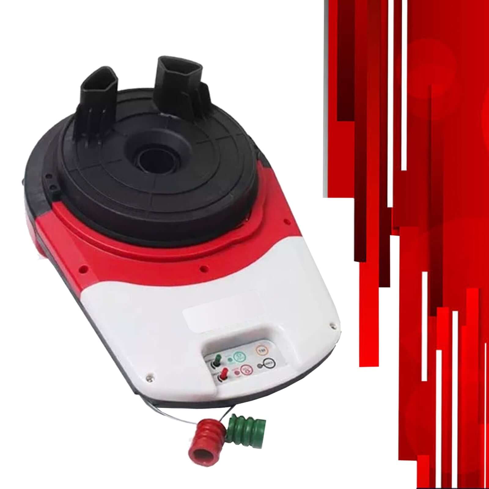 Garageway roller garage door opener motor with remote controls and safety features.