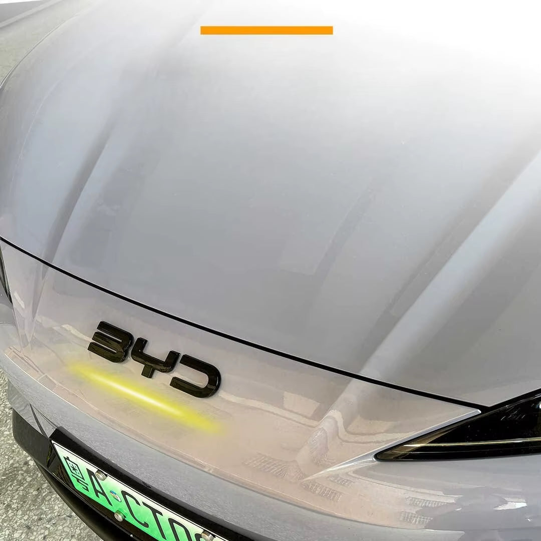 For BYD Sealion 7 EV Car Black Front Emblem Black Warrior Rear Badge Modification Covering Styles Tail Logo Blackout Car Badge