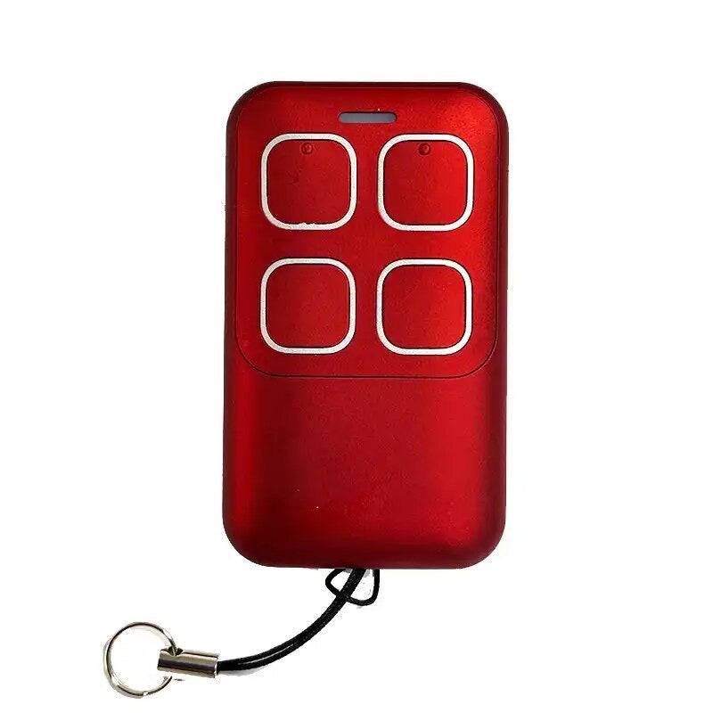 BND Tritran Compatible Garage Remote in red with keychain, suitable for various B&D models. Enhance your Garageway.