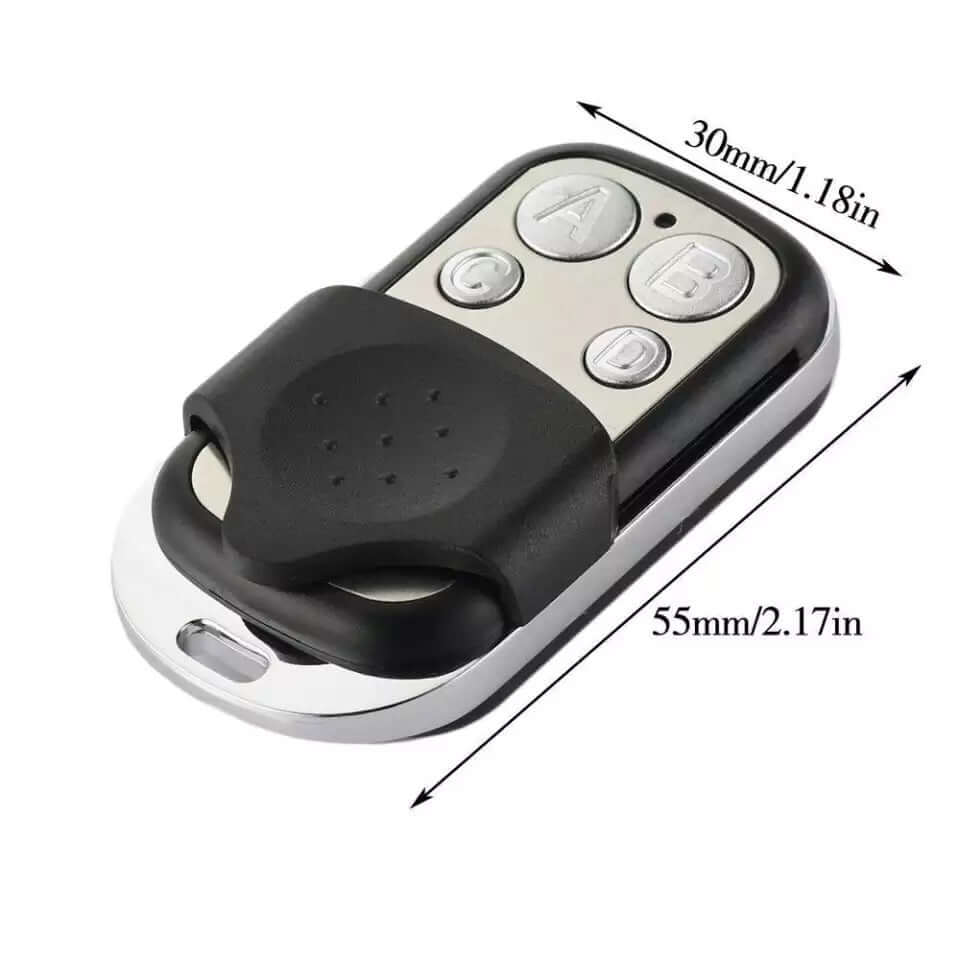 Boss BHT3 HT3 433MHz Compatible Garageway Remote with Dimensions, Replacement for [Models], Includes Battery and Key Ring