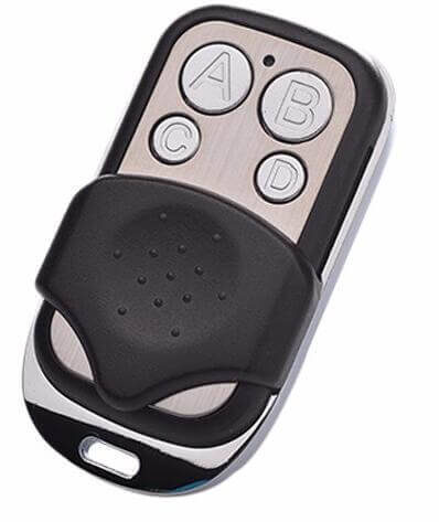 Centsys Centurion NOVA Blue Garage Gate Remote Control, compatible with Garageway systems and various sliding and swing gates.