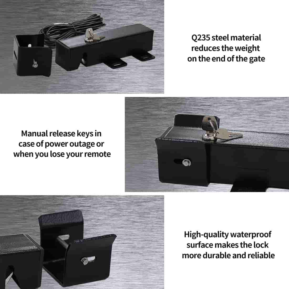 Electric lock For Swing Gate Openers 24v DC - Garageway.com.au