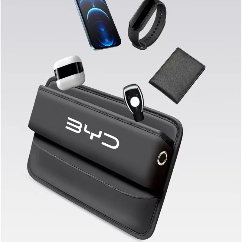 Car Seat Gap Filler Organizer Front Seat Crevice Storage Box Side Pocket for BYD Tang E6 Yuan plus Song Qin plus Accessories