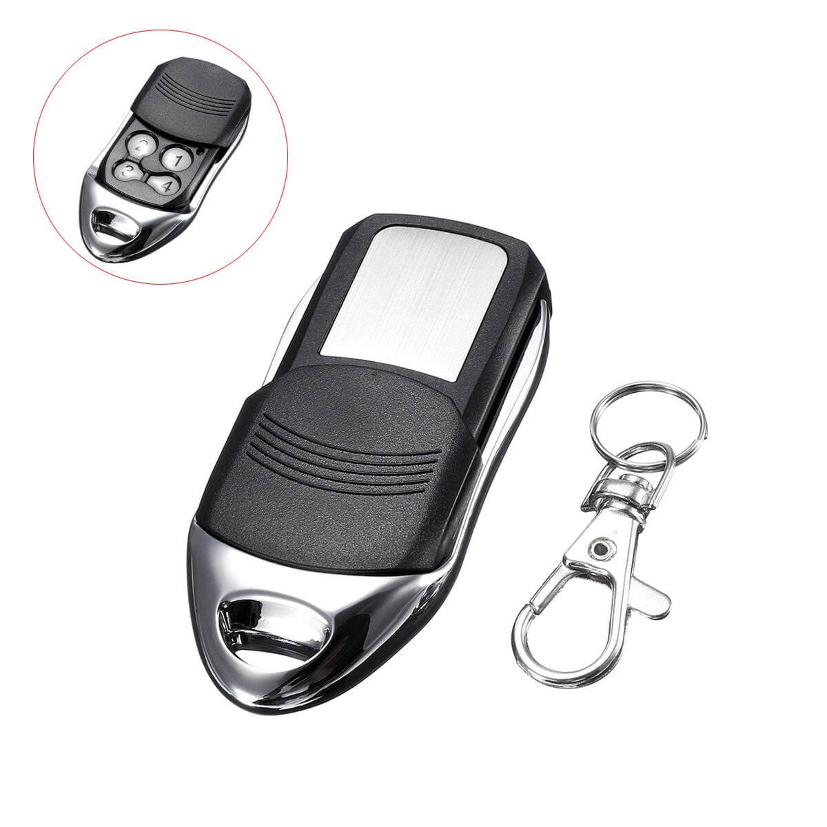 FAAC Compatible Garageway Remote Control with Key Ring and Battery