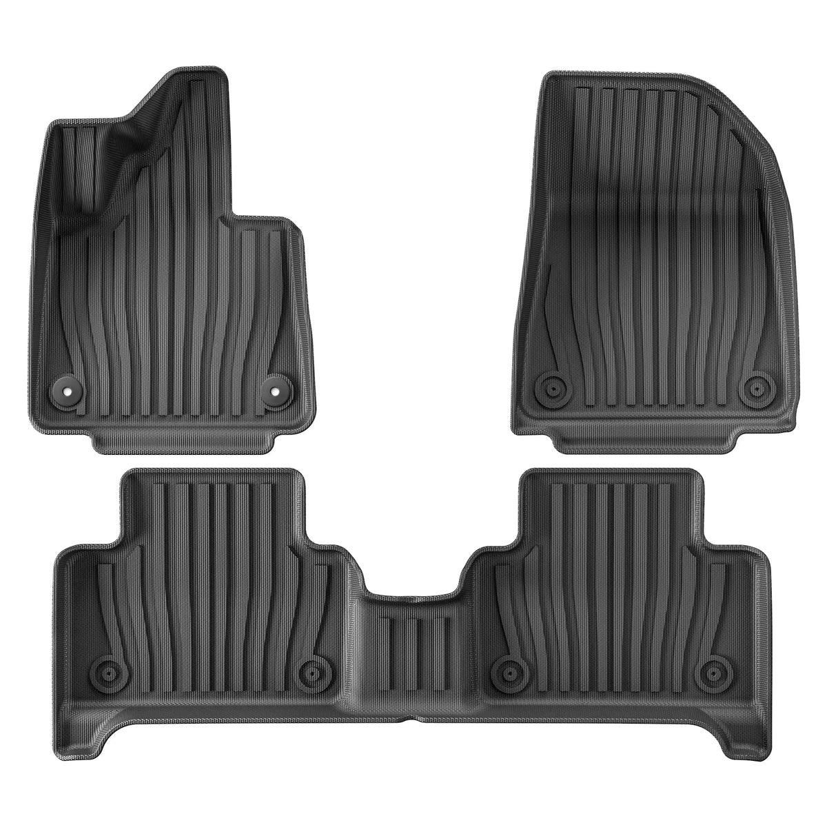 for Volvo EX30 2024 2025 Car Floor Mats Cargo Liner Trunk Pad TPE 3D Foot Mat Waterproof Accessories BLACK - Garageway.com.au