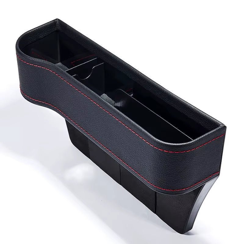 Leather Car Cup Holder Seat Organizer Holder Auto Seat Gap Storage Box Organizer - Garageway.com.au