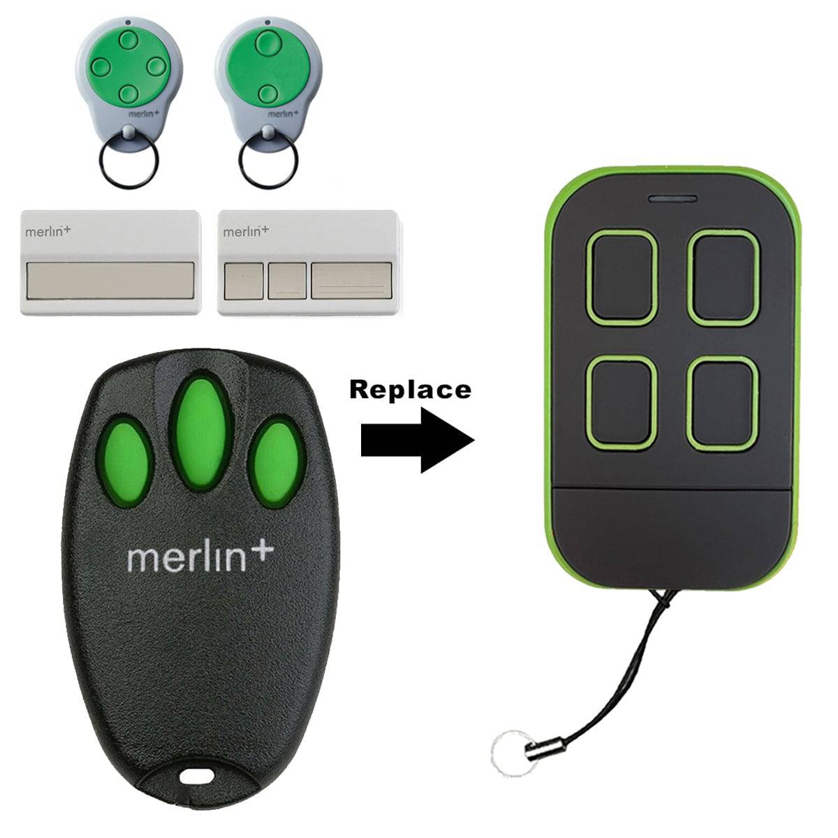 merlin+ C945 Compatible Remote - Garageway.com.au