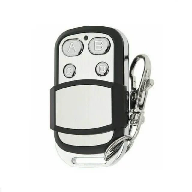 Mhouse compatible garage remote control GTX4 with key ring, battery, and instructions | Garageway remote for secured access