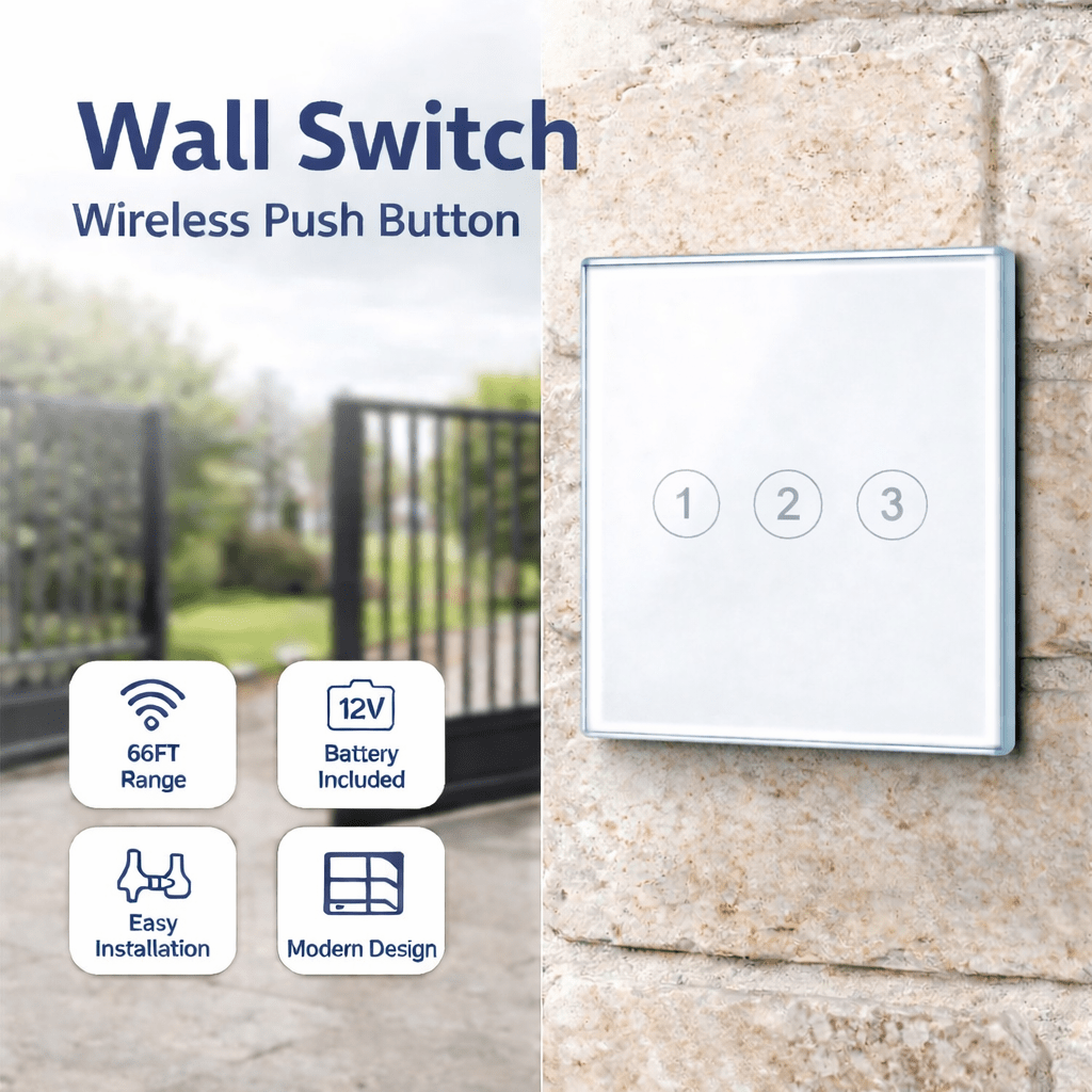 RITROX A024 A2203 LUX ECO PRO Wireless PUSH Button - Garageway.com.au