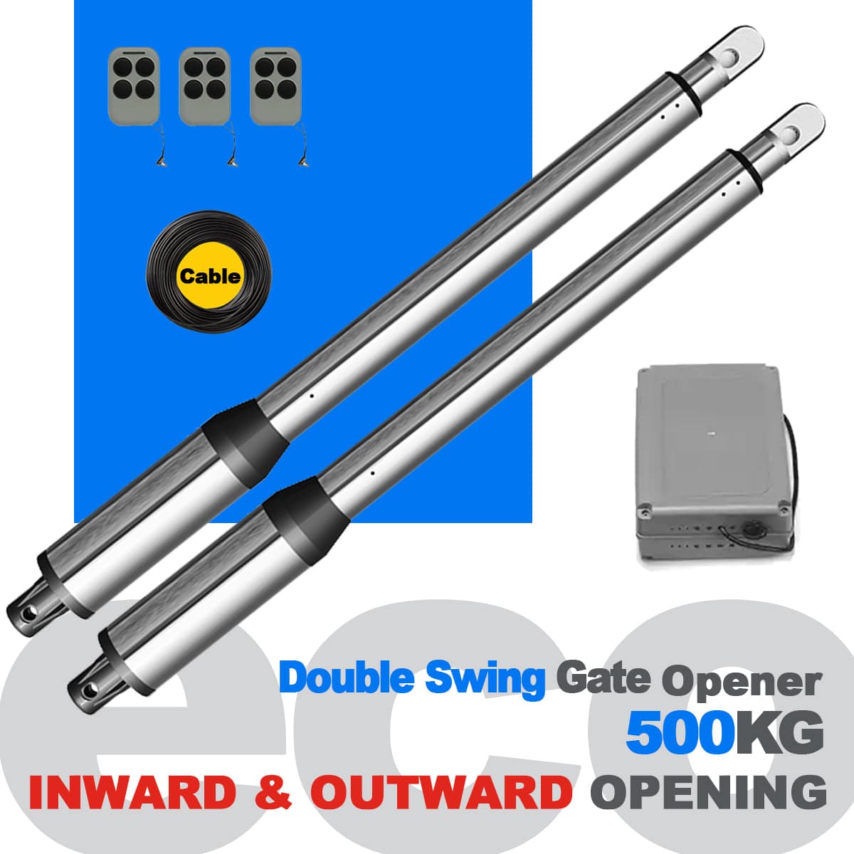 RITROX ECO Double Swing Gate Opener - Garageway.com.au