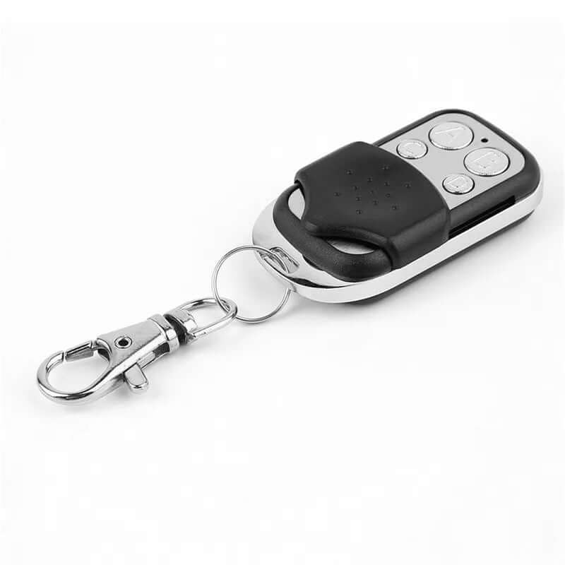 Genuine Lockmaster LM124 remote control with keychain for garage gates, compatible with LM and EK series. Not for SRD models. Keywords: Garageway.