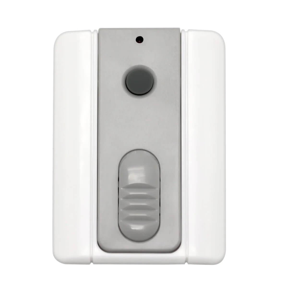 Remote control for Ritrox RX500T solar powered sliding gate opener, featuring start button with white and gray design.