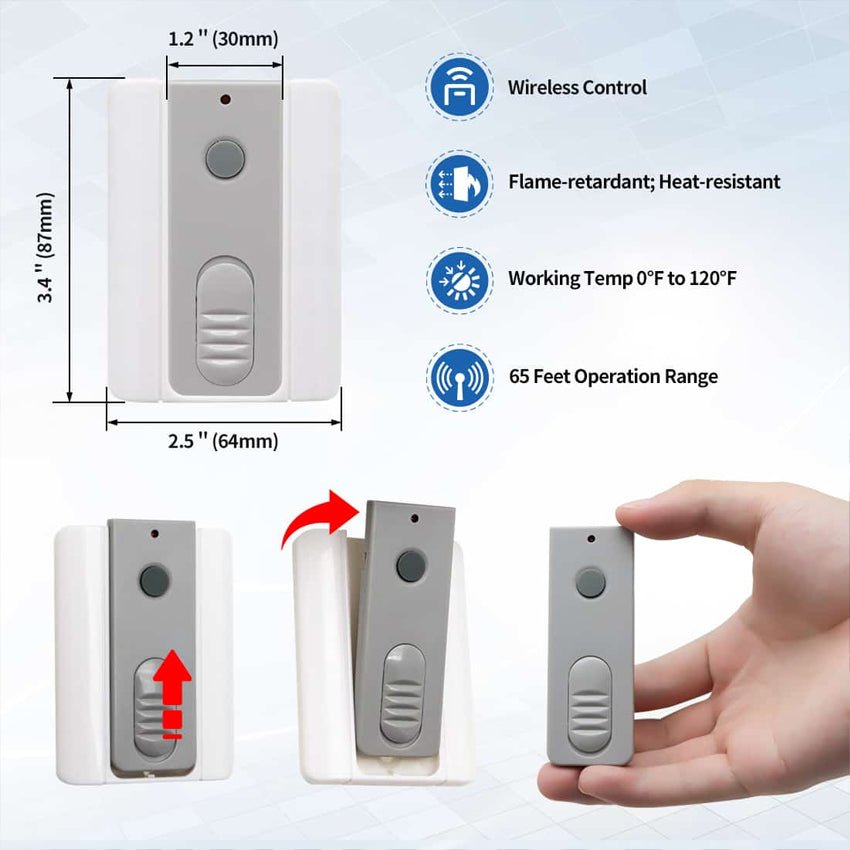 Ritrox/Lockmaster LM173 Wireless Push Button - Garageway.com.au