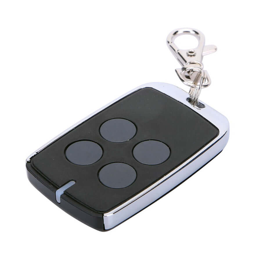 Remote control for Sigma SW-350 Swing Gate Opener with keychain attachment.