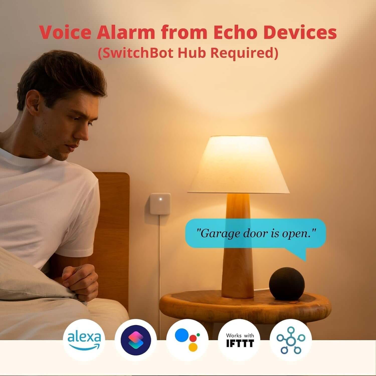 Smart Door & Window Alarm Sensor – Wireless Contact Sensor for Home Security – Add Hub Mini for Alexa Compatibility - Garageway.com.au