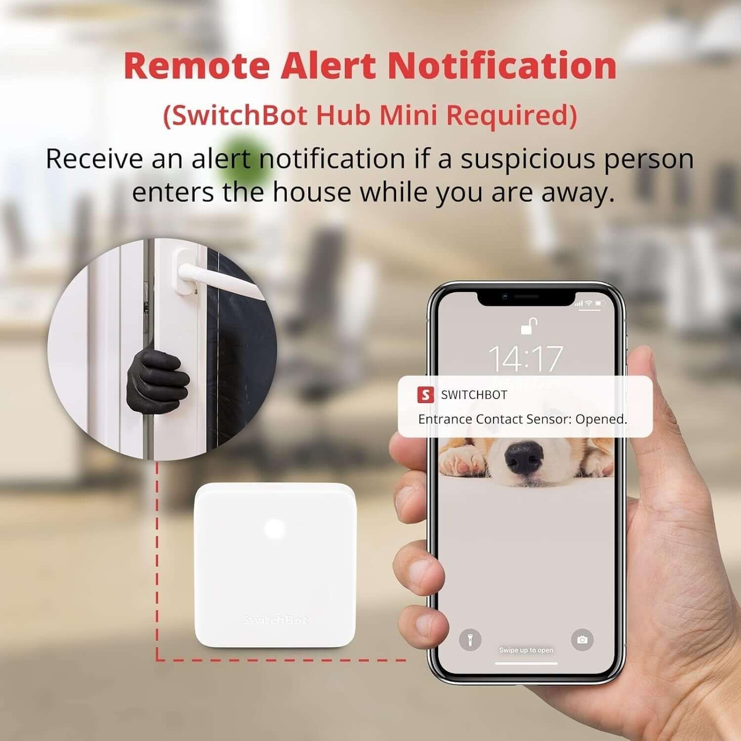 Smart Door & Window Alarm Sensor – Wireless Contact Sensor for Home Security – Add Hub Mini for Alexa Compatibility - Garageway.com.au