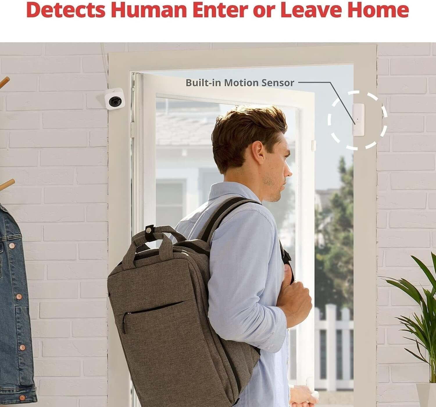 Smart Door & Window Alarm Sensor – Wireless Contact Sensor for Home Security – Add Hub Mini for Alexa Compatibility - Garageway.com.au